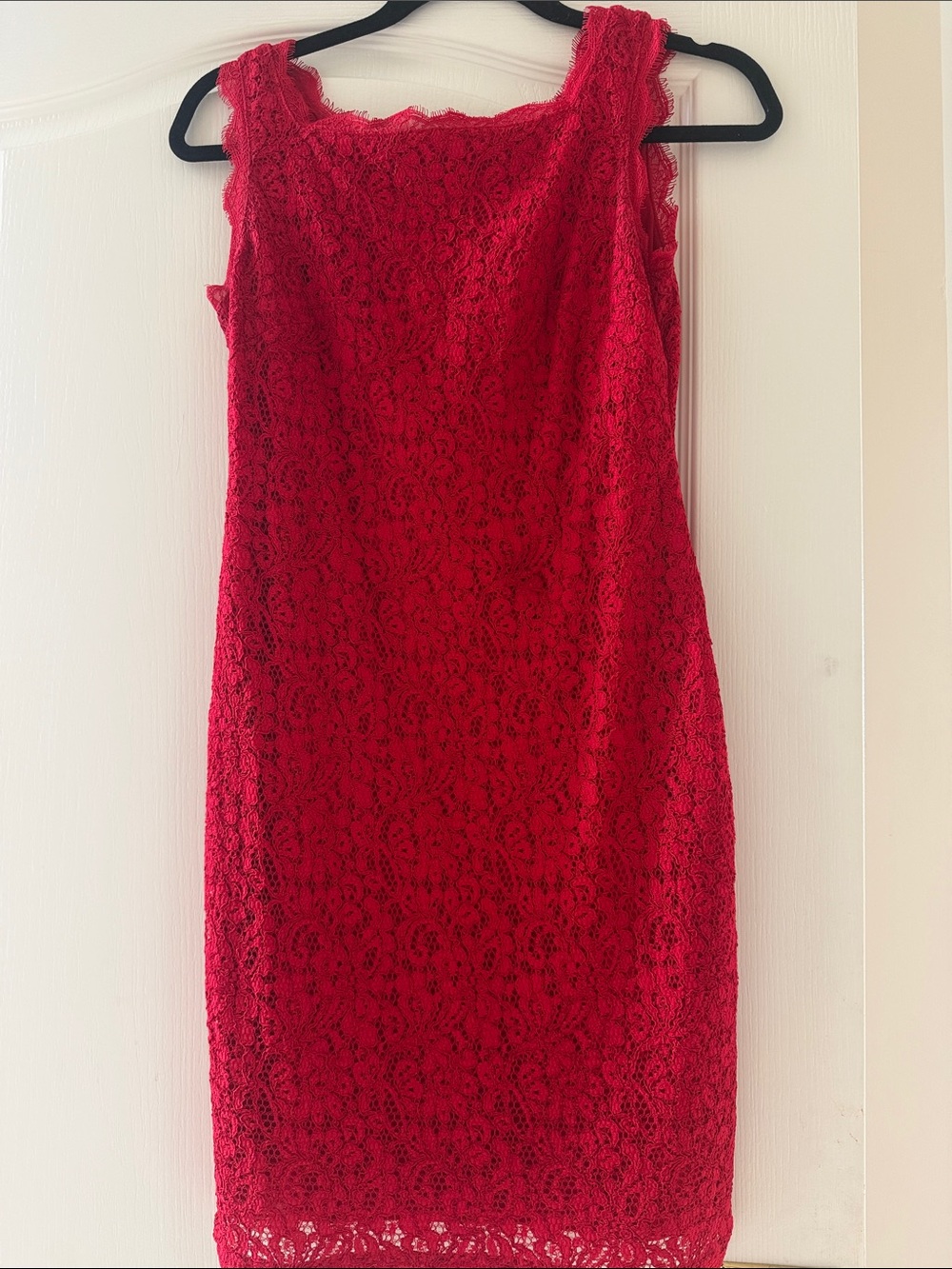 Adrianna Papell Boatneck Lace Sheath Dress